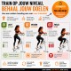 BlockFit® Stair Stepper - Sport apparatuur voor thuis - Fitness stepapparaat - Stairclimber - Stepapparaat - Home gym - Inklapbaar - LCD display - Stairmaster - Hoogte verstelbaar - Antislip - Grijs