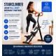BlockFit® Stair Stepper - Sport apparatuur voor thuis - Fitness stepapparaat - Stairclimber - Stepapparaat - Home gym - Inklapbaar - LCD display - Stairmaster - Hoogte verstelbaar - Antislip - Oranje