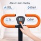 BlockFit® Stair Stepper - Sport apparatuur voor thuis - Fitness stepapparaat - Stairclimber - Stepapparaat - Home gym - Inklapbaar - LCD display - Stairmaster - Hoogte verstelbaar - Antislip - Oranje