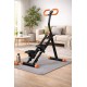 BlockFit® Stair Stepper - Sport apparatuur voor thuis - Fitness stepapparaat - Stairclimber - Stepapparaat - Home gym - Inklapbaar - LCD display - Stairmaster - Hoogte verstelbaar - Antislip - Oranje