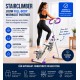 BlockFit® Stair Stepper - Sport apparatuur voor thuis - Fitness stepapparaat - Stairclimber - Stepapparaat - Home gym - Inklapbaar - LCD display - Stairmaster - Hoogte verstelbaar - Antislip - Paars