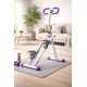 BlockFit® Stair Stepper - Sport apparatuur voor thuis - Fitness stepapparaat - Stairclimber - Stepapparaat - Home gym - Inklapbaar - LCD display - Stairmaster - Hoogte verstelbaar - Antislip - Paars