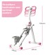 BlockFit® Stair Stepper - Sport apparatuur voor thuis - Fitness stepapparaat - Stairclimber - Stepapparaat - Home gym - Inklapbaar - LCD display - Stairmaster - Hoogte verstelbaar - Antislip - Roze
