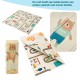 BlockPlay® Grondbox inklapbaar Baby 127x127 cm - Speelbox - Playpen - Kinderbox – Kruipbox – Ballenbak - Inclusief speelmat 50 speelballen draagtas en 2 optrek hendels – Grijs 