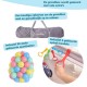 BlockPlay® Grondbox Baby 150x180 cm - Speelbox - Playpen - Baby box - Babypark - Parc bebe - Kinderbox - Kruipbox - Inclusief speelmat 50 speelballen draagtas en 4 optrek hendels - Grijs Alfabet