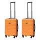 BlockTravel kofferset 2 delig ABS handbagage met wielen afneembaar 39 liter - inbouw TSA slot - lichtgewicht - oranje BlockTravel kofferset 2 delig ABS handbagage met wielen afneembaar 39 liter - inbouw TSA slot - lichtgewicht - oranje