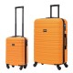 BlockTravel kofferset 2 delig ABS ruimbagage en handbagage 29 en 74 liter - inbouw TSA slot - oranje BlockTravel kofferset 2 delig ABS ruimbagage en handbagage 29 en 74 liter - inbouw TSA slot - oranje