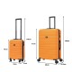 BlockTravel kofferset 2 delig ABS ruimbagage en handbagage 29 en 95 liter - inbouw TSA slot - oranje BlockTravel kofferset 2 delig ABS ruimbagage en handbagage 29 en 95 liter - inbouw TSA slot - oranje