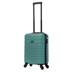BlockTravel handbagage reiskoffer XS met wielen afneembaar 29 liter - inbouw TSA slot - lichtgewicht - groen