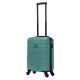 BlockTravel kofferset 2 delig ABS handbagage met wielen afneembaar 29 en 39 liter - inbouw TSA slot - groen