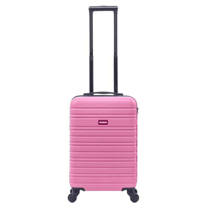 BlockTravel handbagage reiskoffer XS met wielen afneembaar 29 liter - inbouw TSA slot - lichtgewicht - roze