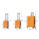 BlockTravel kofferset 3 delig ABS ruimbagage en handbagage 29 39 en 74 liter - inbouw TSA slot - oranje BlockTravel kofferset 3 delig ABS ruimbagage en handbagage 29 39 en 74 liter - inbouw TSA slot - oranje