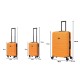 BlockTravel kofferset 3 delig ABS ruimbagage en handbagage 29 29 en 95 liter - inbouw TSA slot - oranje BlockTravel kofferset 3 delig ABS ruimbagage en handbagage 29 29 en 95 liter - inbouw TSA slot - oranje