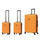BlockTravel kofferset 3 delig ABS ruimbagage en handbagage 29 29 en 74 liter - inbouw TSA slot - oranje