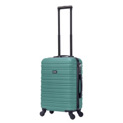 BlockTravel handbagage reiskoffer S met wielen afneembaar 39 liter - inbouw TSA slot - lichtgewicht - groen