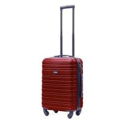 BlockTravel handbagage reiskoffer S met wielen afneembaar 39 liter - inbouw TSA slot - lichtgewicht - rood