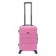 BlockTravel handbagage reiskoffer S met wielen afneembaar 39 liter - inbouw TSA slot - lichtgewicht - roze