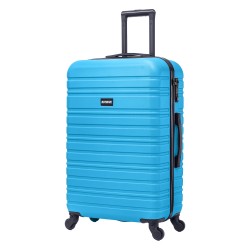 BlockTravel reiskoffer M met wielen afneembaar 74 liter - inbouw TSA slot - lichtgewicht - blauw