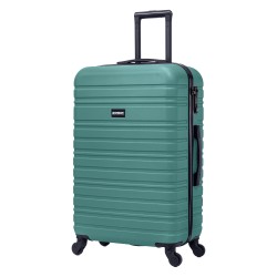BlockTravel reiskoffer M met wielen afneembaar 74 liter - inbouw TSA slot - lichtgewicht - groen