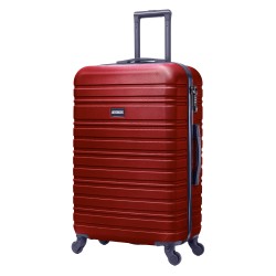 BlockTravel reiskoffer M met wielen afneembaar 74 liter - inbouw TSA slot - lichtgewicht - rood