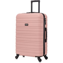 BlockTravel reiskoffer M met wielen afneembaar 74 liter - inbouw TSA slot - lichtgewicht - rose goud