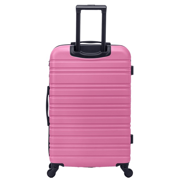 BlockTravel reiskoffer M met wielen afneembaar 74 liter - inbouw TSA slot - lichtgewicht - roze