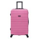 BlockTravel reiskoffer M met wielen afneembaar 74 liter - inbouw TSA slot - lichtgewicht - roze
