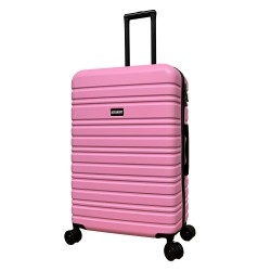 BlockTravel reiskoffer L met dubbele wielen 95 liter - inbouw TSA slot - lichtgewicht - roze