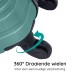 BlockTravel kofferset 2 delig ABS handbagage met wielen afneembaar 29 en 39 liter - inbouw TSA slot - groen
