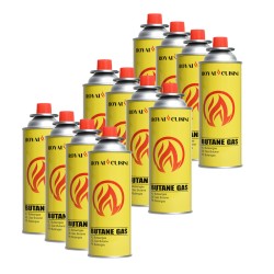 Royal Cuisine - 12x butaan gas - 227 gram - camping gasstel - gasstelletje noodpakket - camping gas - camping kooktoestel - butaan gasbussen