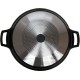 Kookkunst Holland Paella Pan Inductie - Kookpan met Silicone Koude Handgrepen - Ø 40 cm - Inductie Pannen - Gietaluminium - Marmeren Anti-aanbaklaag - PFOA-vrij