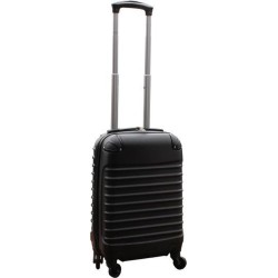 Reiskoffer handbagage koffer met wielen 27 liter - lichtgewicht - cijferslot - zwart
