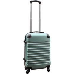 Reiskoffer handbagage koffer met wielen 39 liter - lichtgewicht - cijferslot - groen