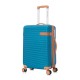 Royalty Rolls Milaan reiskoffer met wielen 72 liter expandable - inbouw cijferslot - lichtgewicht – blauw