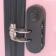 Travelerz handbagage koffer met wielen 27 liter - lichtgewicht - cijferslot - licht roze