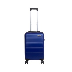 BlockTravel handbagage koffer met wielen 39 liter - lichtgewicht - cijferslot - blauw