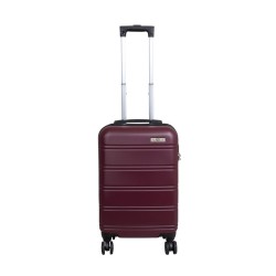 BlockTravel handbagage koffer met wielen 39 liter - lichtgewicht - cijferslot - rood