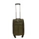 Travelerz handbagage reiskoffer met wielen softcase 42 liter - met cijferslot - expender - voorvakken - groen Travelerz handbagage reiskoffer met wielen softcase 42 liter - met cijferslot - expender - voorvakken - groen