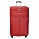 Travelerz reiskoffer met wielen softcase 139 liter - met cijferslot - expender - voorvakken - rood