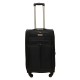 Travelerz reiskoffer met wielen softcase 68 liter - met cijferslot - expender - voorvakken - zwart Travelerz reiskoffer met wielen softcase 68 liter - met cijferslot - expender - voorvakken - zwart
