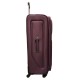 Travelerz reiskoffer met wielen softcase 139 liter - met cijferslot - expender - voorvakken - paars