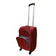 Travelerz handbagage reiskoffer met wielen softcase 42 liter - met cijferslot - expender - voorvakken - rood Travelerz handbagage reiskoffer met wielen softcase 42 liter - met cijferslot - expender - voorvakken - rood