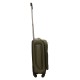 Travelerz handbagage reiskoffer met wielen softcase 42 liter - met cijferslot - expender - voorvakken - groen