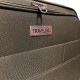 Travelerz reiskoffer met wielen softcase 68 liter - met cijferslot - expender - voorvakken - groen