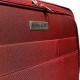 Travelerz reiskoffer met wielen softcase 96 liter - met cijferslot - expender - voorvakken - rood