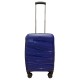 Royalty Rolls handbagage koffer met wielen - polypropyleen - 42 liter - lichtgewicht - cijferslot - Blauw (1012) Royalty Rolls handbagage koffer met wielen - polypropyleen - 42 liter - lichtgewicht - cijferslot - Blauw (1012)
