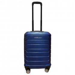 Royalty Rolls handbagage koffer met wielen 39 liter - lichtgewicht - cijferslot - Blauw (1010)