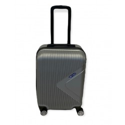 Royalty Rolls handbagage koffer met wielen 39 liter - lichtgewicht - cijferslot - Zilver (102)