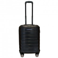 Royalty Rolls handbagage koffer met wielen 39 liter - lichtgewicht - cijferslot - Zwart (1010)