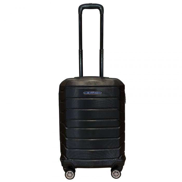 Royalty Rolls handbagage koffer met wielen 39 liter - lichtgewicht - cijferslot - Zwart (1010)
